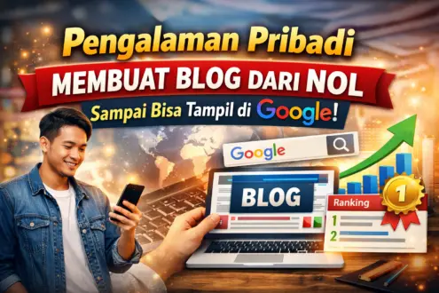 6 Pengalaman Pribadi Membuat Blog dari Nol 2 6 Pengalaman Pribadi Membuat Blog dari Nol