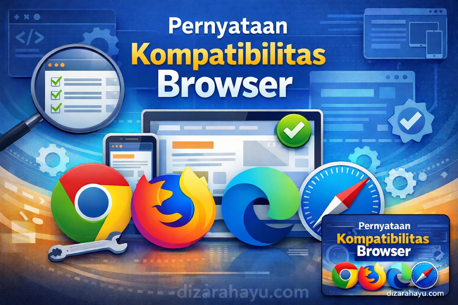 7 Pernyataan Kompatibilitas Browser Terbaru 1 Kompatibilitas Browser