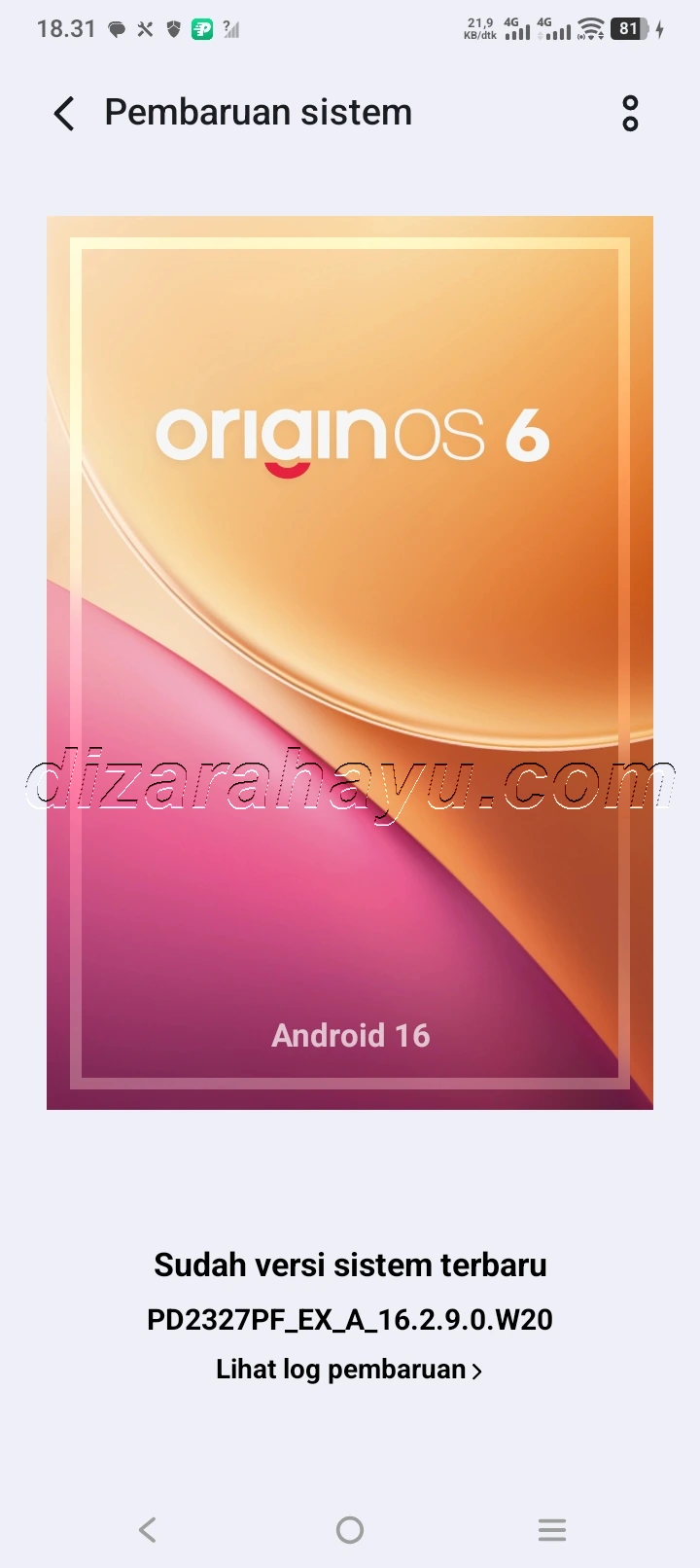 Vivo Y18 Resmi Dapat Update Android 16 5 Vivo Y18 Resmi Dapat Update Android 16